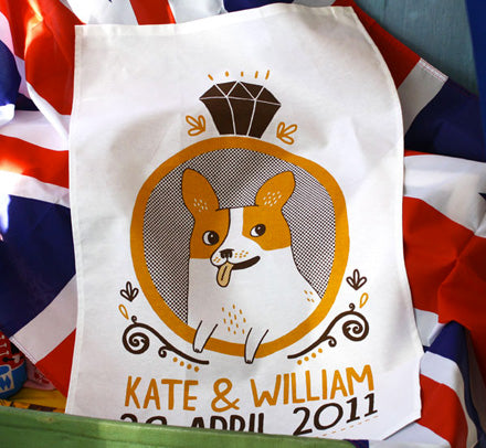 Royal Wedding tea towel