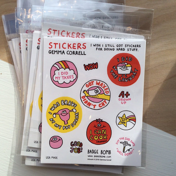 Original Reward Stickers – Gemma Correll